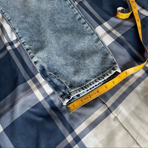 Betro Simone High Waist Straight Leg Button Fly Rip Knee Jean Women Size 31 New! - Picture 8 of 10